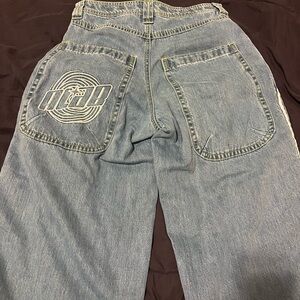 OCP Men's Wide Leg Blue Jeans